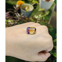 10.29 Ct. Ametrine from Ceylon (Sri Lanka) Life Style