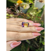 10.29 Ct. Ametrine from Ceylon (Sri Lanka) Life Style