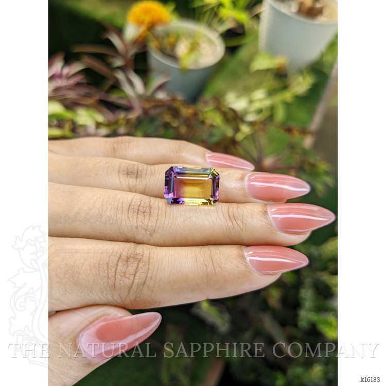 10.29 Ct. Ametrine from Ceylon (Sri Lanka)