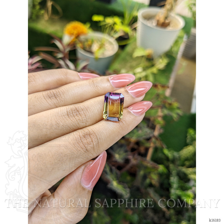 10.29 Ct. Ametrine from Ceylon (Sri Lanka)