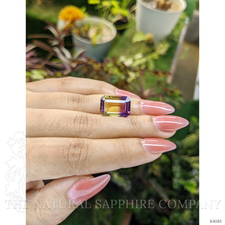 10.29 Ct. Ametrine from Ceylon (Sri Lanka)