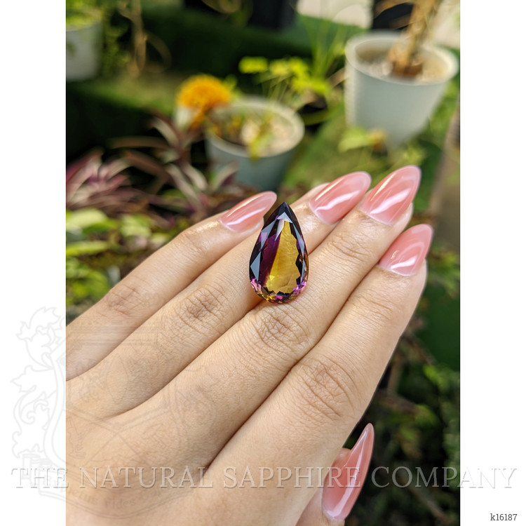 13.82 Ct. Ametrine from Ceylon (Sri Lanka)