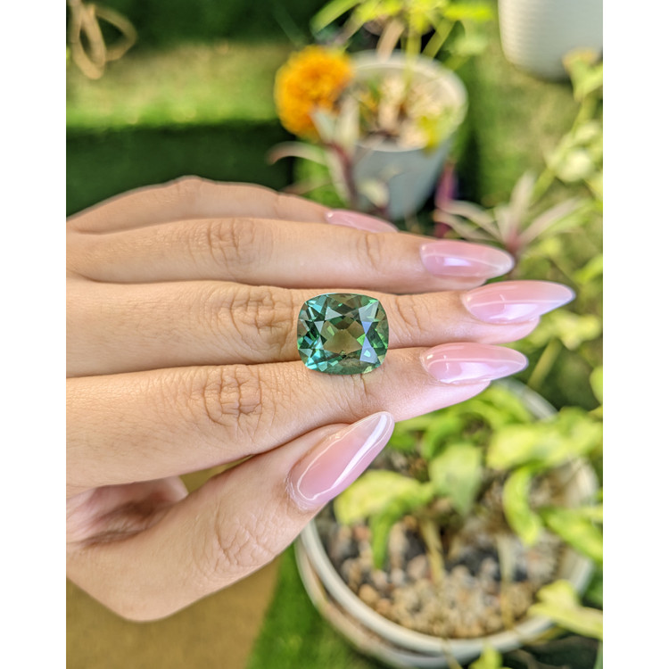 11.91 Ct. Prasiolite from Madagascar