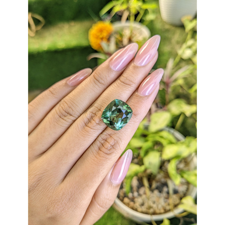 11.91 Ct. Prasiolite from Madagascar