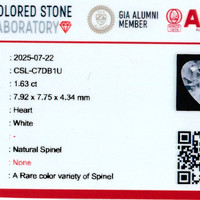 1.63 Ct. Spinel from Ceylon (Sri Lanka) Scan Report