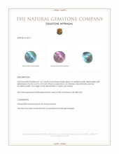 1.67 Ct. Cabochon Alexandrite from Ceylon (Sri Lanka) Appraisal