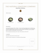 1.59 Ct. Alexandrite from Ceylon (Sri Lanka) Appraisal