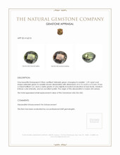 1.59 Ct. Alexandrite from Ceylon (Sri Lanka) Appraisal