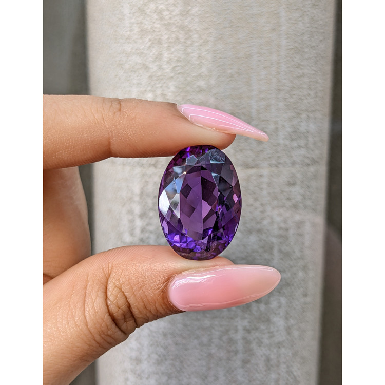 33.10 Ct. Amethyst from Brazil