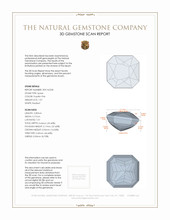 1.07 Ct. Spinel from Tanzania 3 D Scan Report