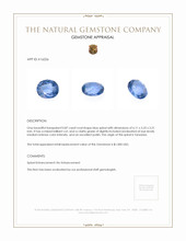 0.87 Ct. Spinel from Tanzania Appraisal
