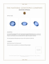 0.87 Ct. Spinel from Tanzania Appraisal