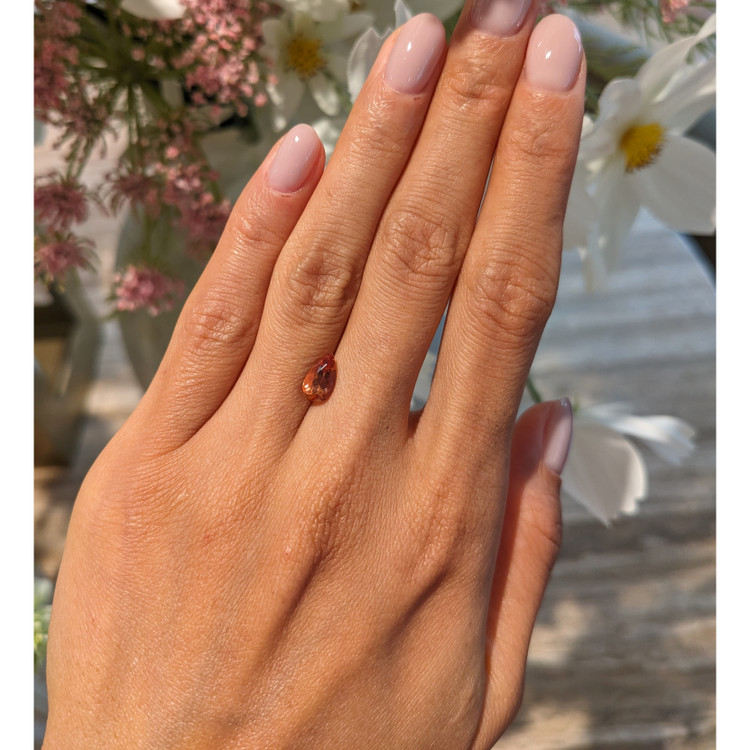 1.26 Ct. Imperial Topaz from Brazil