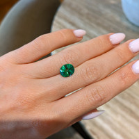 3.03 Ct. Tsavorite Garnet from Tanzania Life Style