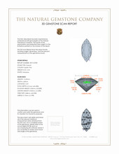 2.53 Ct. Garnet from Tanzania 3 D Scan Report