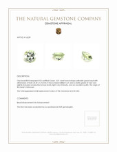 2.01 Ct. Beryl Appraisal