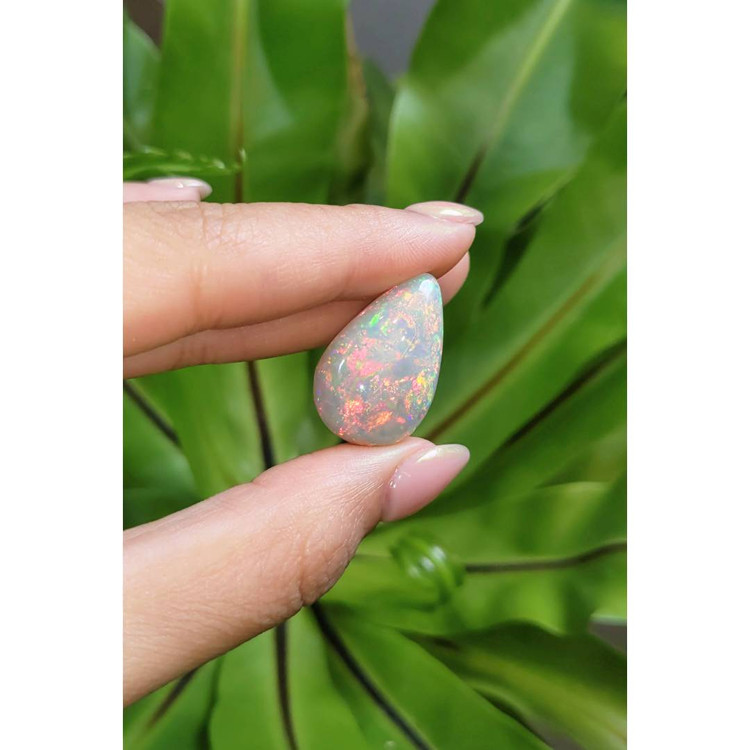 18.97 Ct. Cabochon White Opal from Australia