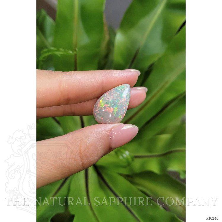 18.97 Ct. Cabochon White Opal from Australia