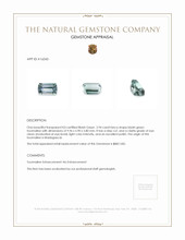 2.94 Ct. Tourmaline from Madagascar Appraisal