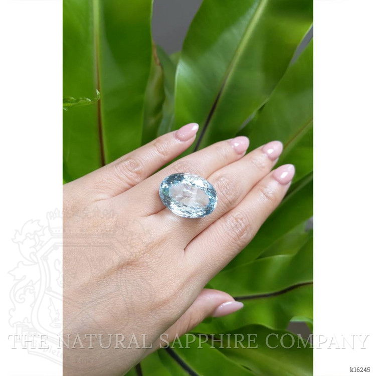 28.80 Ct. Blue Aquamarine from Brazil