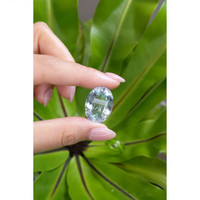 28.80 Ct. Blue Aquamarine from Brazil Life Style