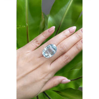 28.80 Ct. Blue Aquamarine from Brazil Life Style