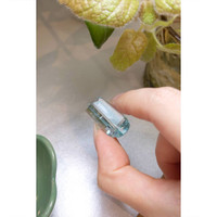 28.05 Ct. Greenish Blue Aquamarine from Brazil Life Style