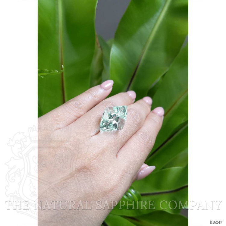 20.28 Ct. Bluish Green Aquamarine from Brazil