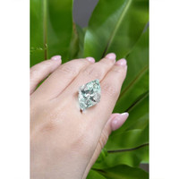 20.28 Ct. Bluish Green Aquamarine from Brazil Life Style