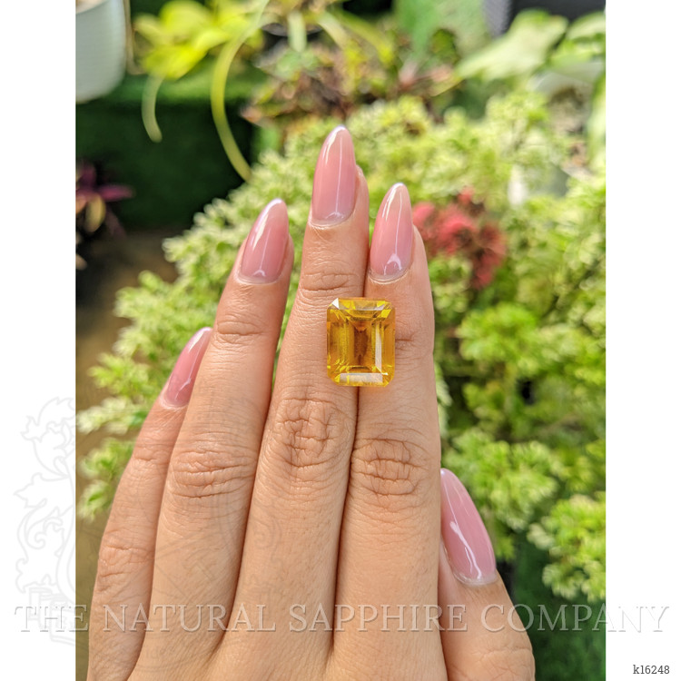 11.15 Ct. Citrine from Ceylon (Sri Lanka)