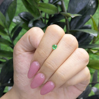 0.40 Ct. Tsavorite Garnet from Tanzania Life Style