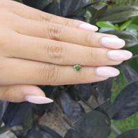 0.38 Ct. Tsavorite Garnet from Tanzania Life Style