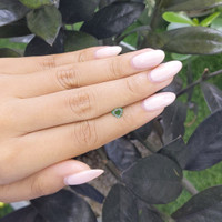 0.38 Ct. Tsavorite Garnet from Tanzania Life Style