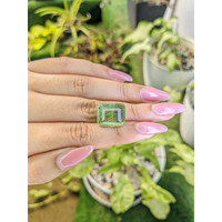 14.76 Ct. Prasiolite from Brazil Life Style