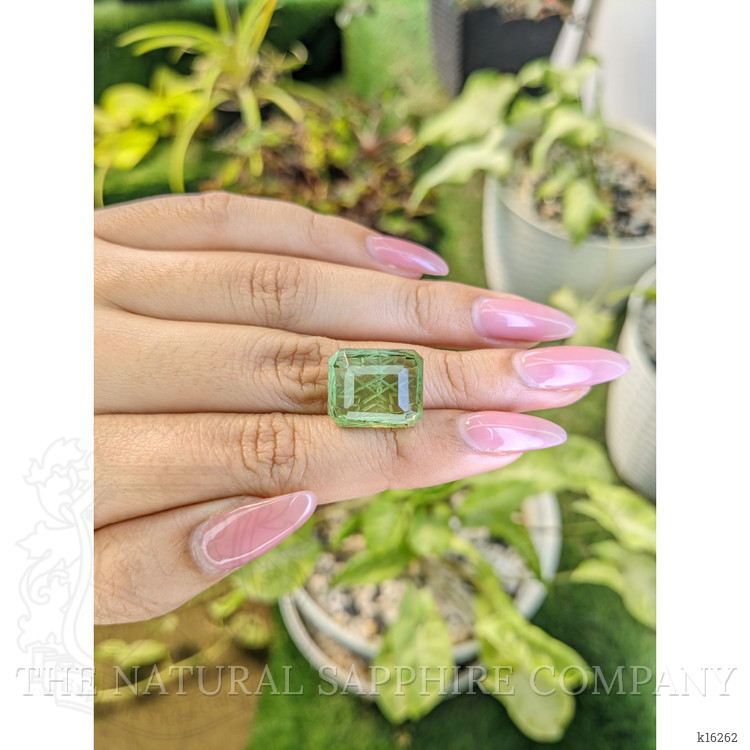 14.76 Ct. Prasiolite from Brazil