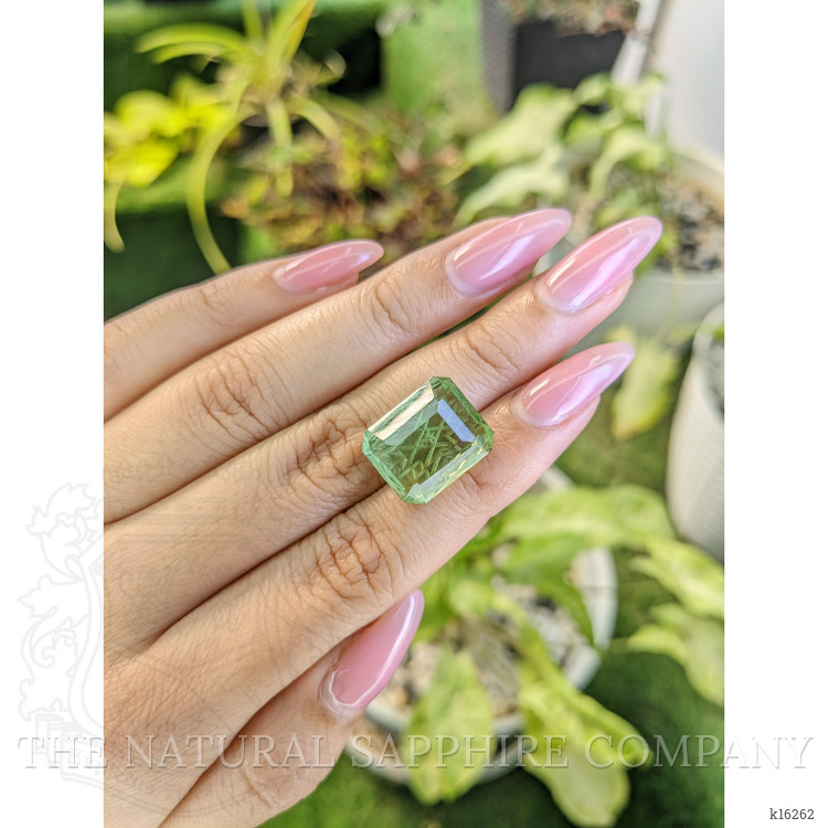 14.76 Ct. Prasiolite from Brazil