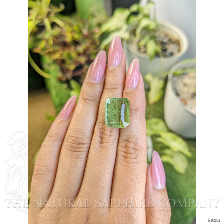 14.76 Ct. Prasiolite from Brazil