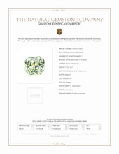 4.17 Ct. Grossular Garnet from Tanzania Scan Report