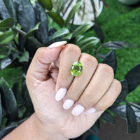 5.05 Ct. Peridot from Tanzania Life Style