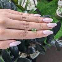 1.32 Ct. Peridot from Tanzania Life Style