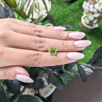 2.61 Ct. Peridot from Tanzania Life Style