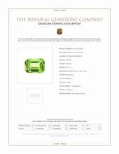2.11 Ct. Peridot from Tanzania Scan Report