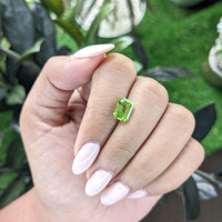 2.11 Ct. Peridot from Tanzania Life Style