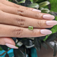 1.08 Ct. Peridot from Tanzania Life Style
