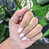 1.08 Ct. Peridot from Tanzania Life Style