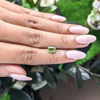 1.08 Ct. Peridot from Tanzania Life Style
