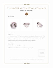 0.52 Ct. Tourmaline from Ceylon (Sri Lanka) Appraisal