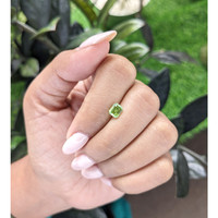 0.82 Ct. Peridot from Tanzania Life Style