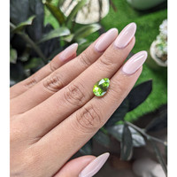 3.58 Ct. Peridot from Tanzania Life Style