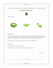 1.83 Ct. Peridot from Tanzania Appraisal